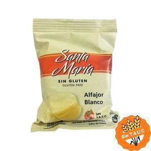 Alfajor Santa Maria Blanco Dulce De Leche