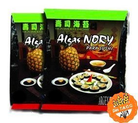 Alga Nory Argendiet Para Sushi 6 Hojas