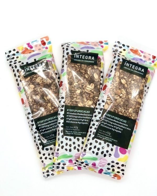 Barra De Cereal Integra 100% Puro Cacao