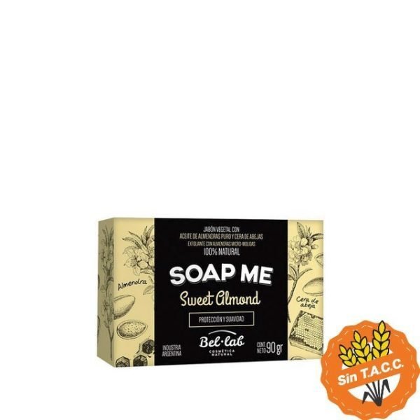 Jabon Soap Me Sweet Almond Con Cera De Abeja