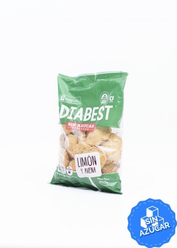 Galletitas Sin Azucar Diabest Limon Y Avena
