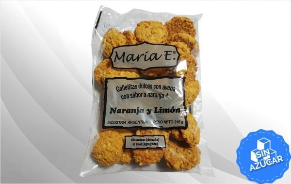 Galletitas Sin Azucar Maria E. Naranja Y Limon