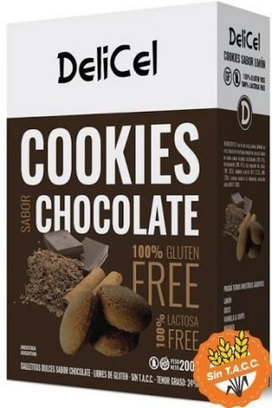 Galletitas Delicel Chocolate Sin Lactosa