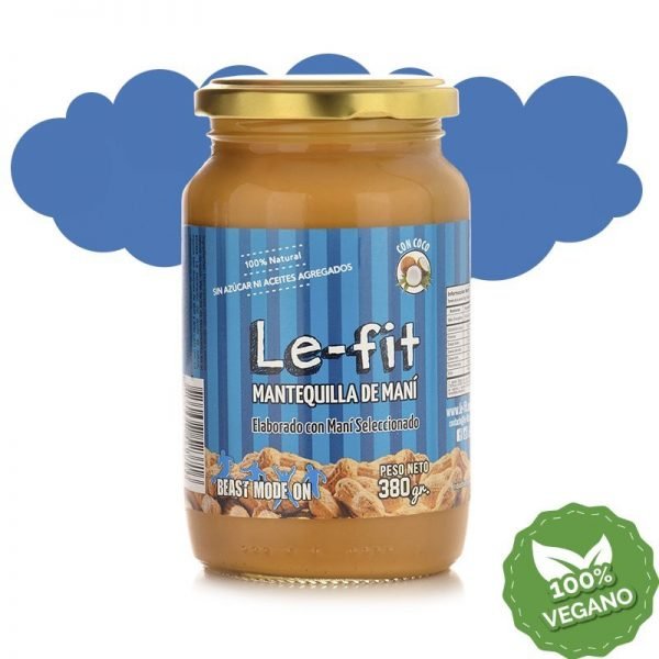 Mantequilla De Mani Le Fit Con Stevia