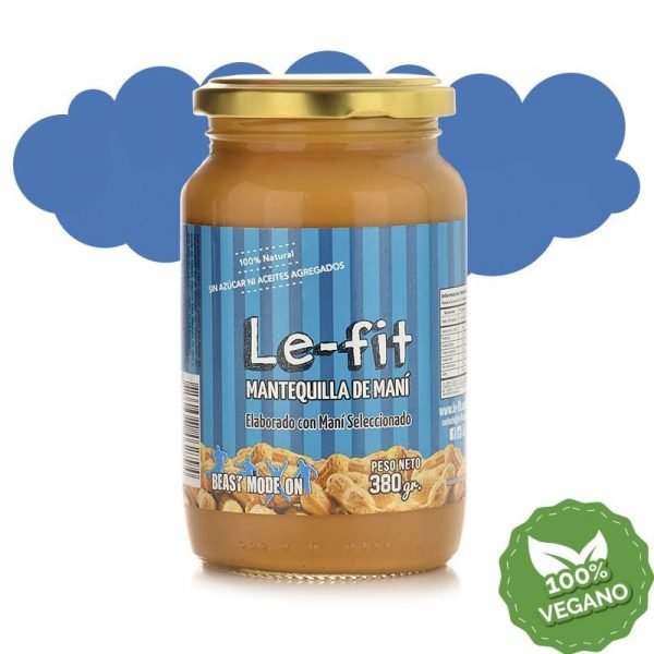 Mantequilla De Mani Le Fit Sin Endulzante