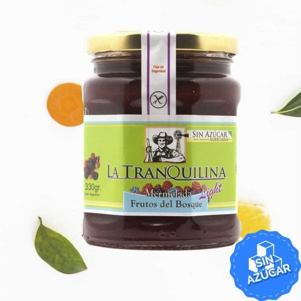 Mermelada Con Stevia La Tranquilina Frutos Del Bosque