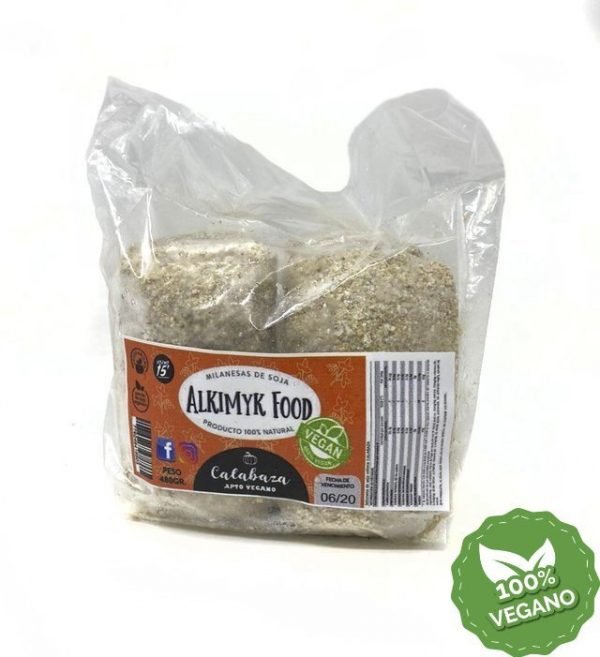 Milanesa De Soja Organica Alkimyk Calabaza 4u.