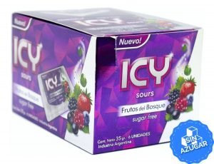 Pastillas Sin Azucar Icy Frutos Del Bosque