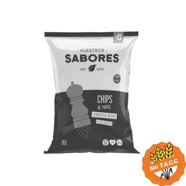 Snacks Nuestros Sabores Papas Con Pimienta