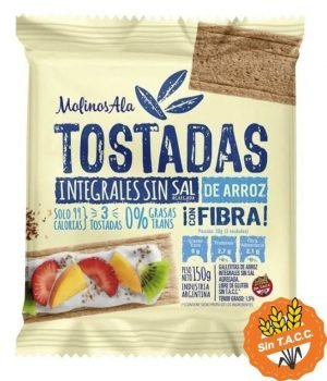 Tostadas De Arroz Molino Alas Sin Sal