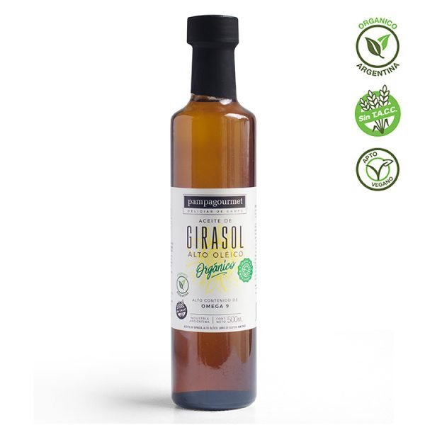 Aceite De Girasol Organico Pampa Gourmet 500ml