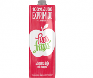 Jugo Pura Fruta Manzana Roja