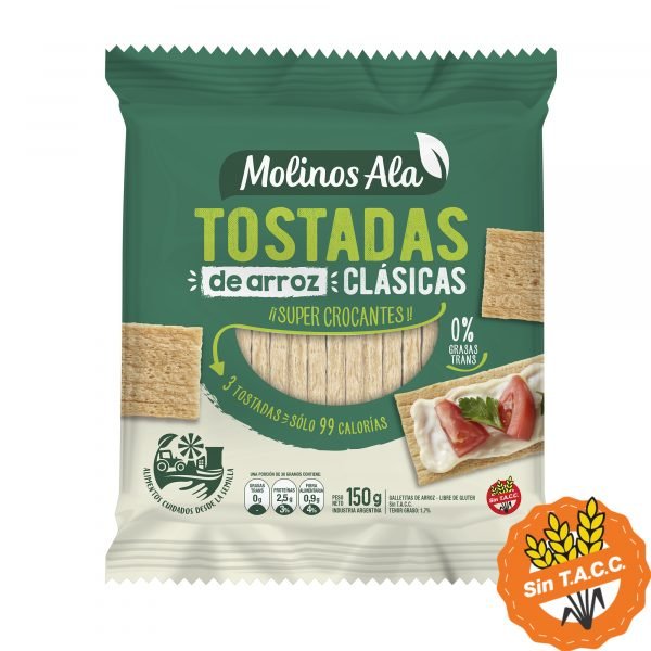 Tostadas De Arroz Molino Alas Clasicas