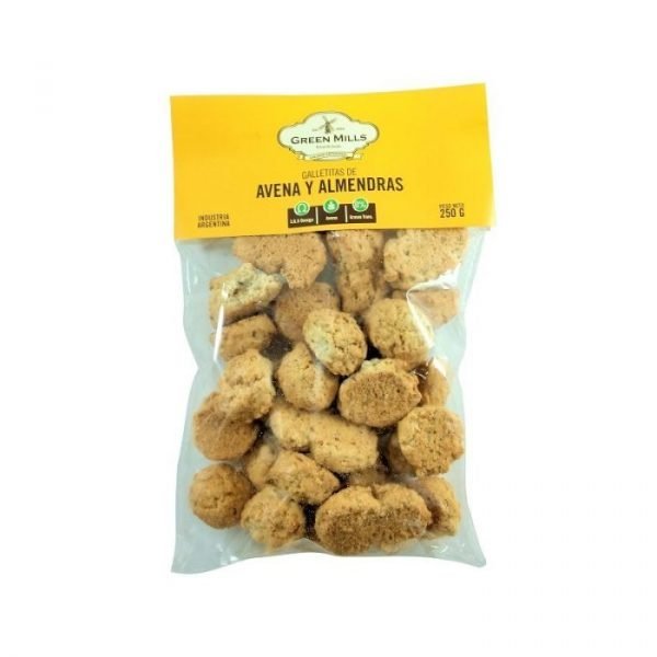 Galletitas Green Mills Avena Y Almendras