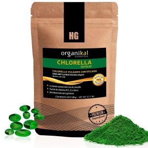 Suplemento Chlorella Polvo Organikal