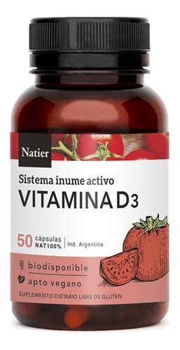 Vitamina D3 Natier 50U.