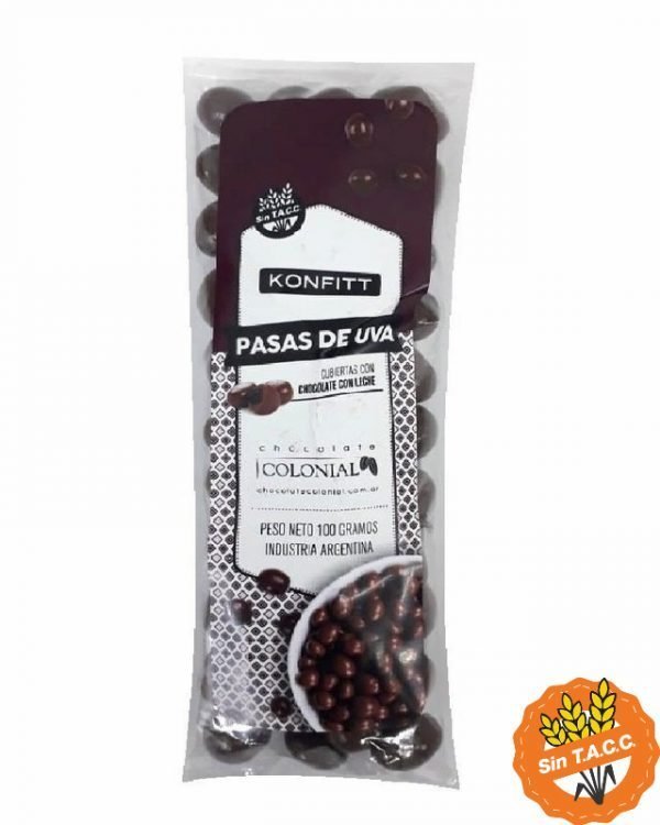 Pasas De Uva Con Chocolate Colonial 100gr