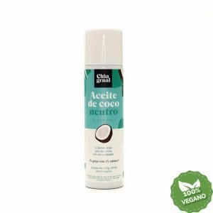 Aceite De Coco Neutro En Aerosol Chia Graal 190ml
