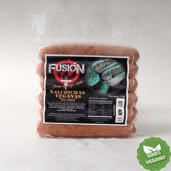 Salchicha Fusion Vegana 6u.